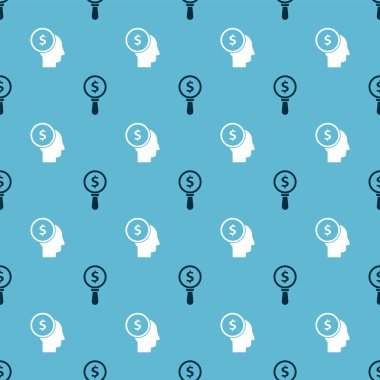 Büyüteç, dolar ve iş adamının kusursuz bir plan yapmasını sağla. Vektör.