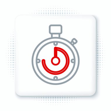 Satır Evrak Çantası simgesi beyaz arkaplanda izole edildi. İş ilanı. İş portföyü. Renkli taslak konsepti. Vektör.