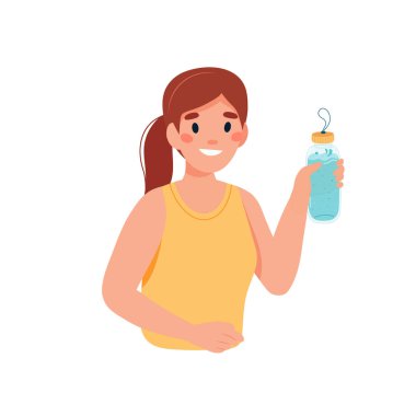 Düz biçimli vektör illüstrasyonu