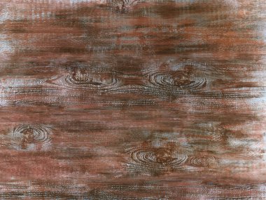 Yıpranmış kahverengi boyalı ahşap yüzey