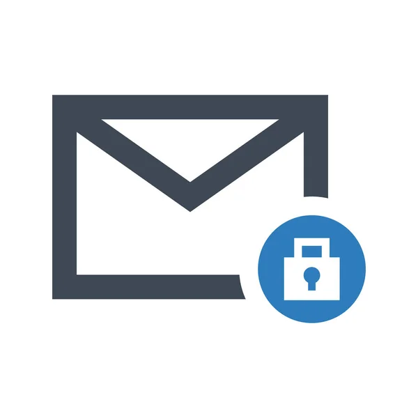 Vecteur Icône Email Protection — Image vectorielle