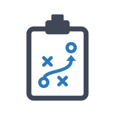 Strateji planlama simgesi vektörü