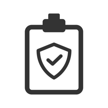 Sigorta politikası vektör simgesi