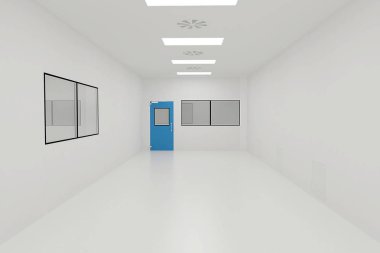 temiz oda içinde ilaç fabrikası