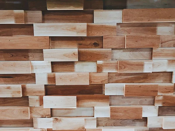 Diseño Vintage Pila Pared Madera — Foto de Stock