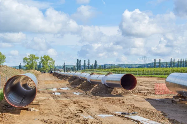 Nord Stream2 gas pipeline — Stock Photo, Image