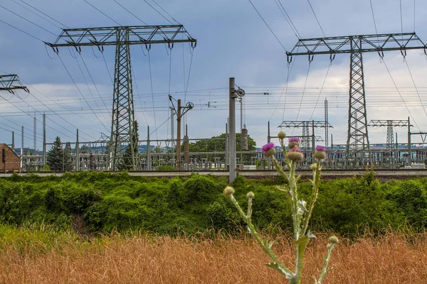 Substation of the pumped storage power station Niederwartha