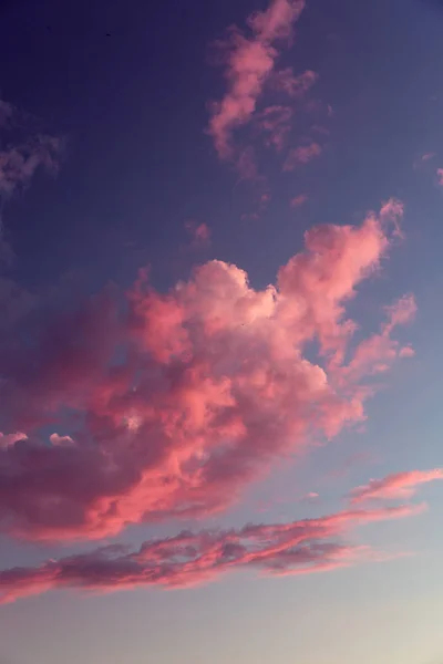 Increíble Puesta Sol Cielo Con Nubes Sol — Foto de Stock