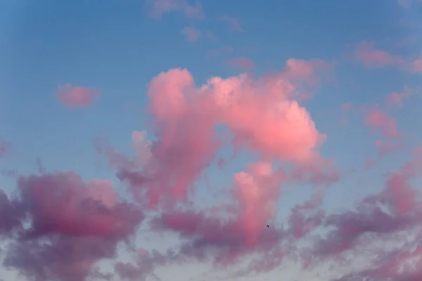 Невероятное Закатное Небо Облаками Солнцем — стоковое фото