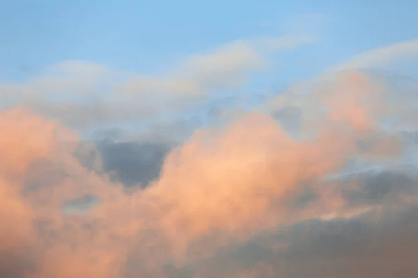 Incredibile Cielo Tramonto Con Nuvole Sole — Foto Stock