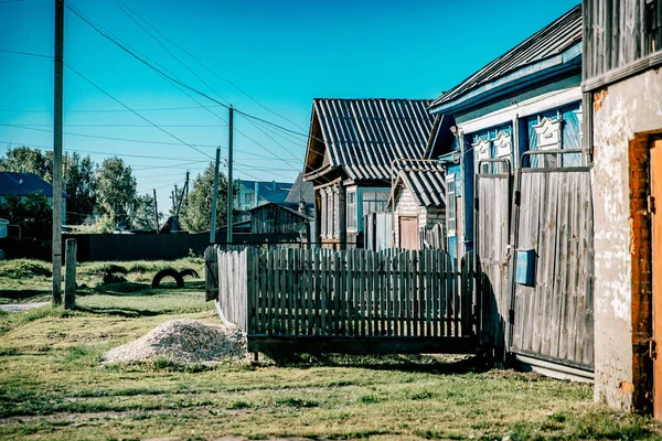 村子里的老房子 — 图库照片