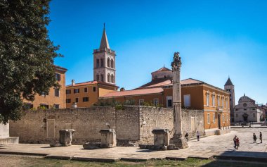 Zadar Meydanı, Dalmaçya, Hırvatistan tarihi Roma eserler
