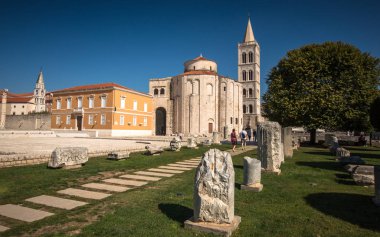 Zadar Meydanı, Dalmaçya, Hırvatistan tarihi Roma eserler