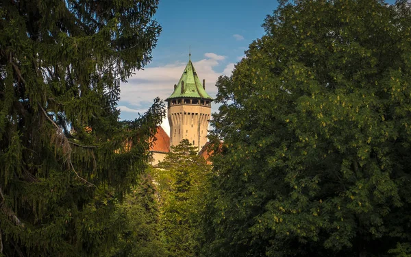 Smolenice Castle Een Kasteel Oostelijke Helling Van Kleine Karpaten Buurt — Stockfoto