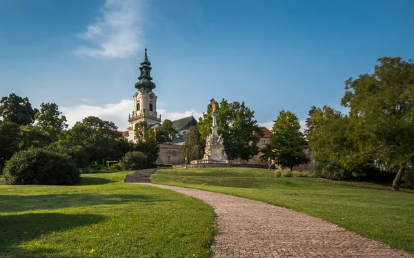 Die Burg Nitra Ist Eine Burg Der Altstadt Von Nitra — Stockfoto