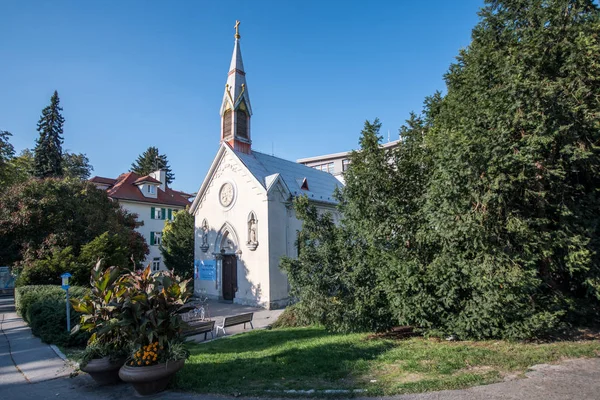 Kaple Nejsvětějšího Srdce Ježíšova Piešťanech Slovenská Republika — Stock fotografie
