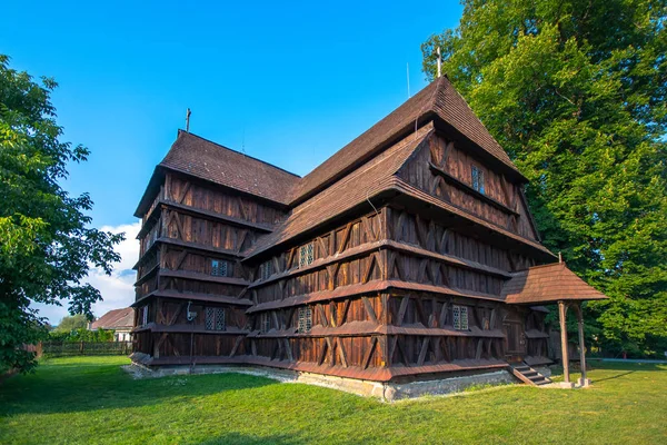 Houten Articulaire Kerk Van Hronsek Unesco Werelderfgoed Slowakije — Stockfoto
