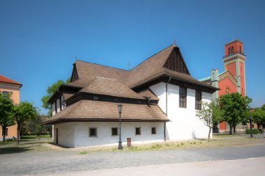 Slovakya, Kezmarok 'taki ahşap eklem kilisesi. Unesco Dünya Mirası Bölgesi.
