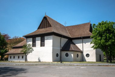 Slovakya, Kezmarok 'taki ahşap eklem kilisesi. Unesco Dünya Mirası Bölgesi