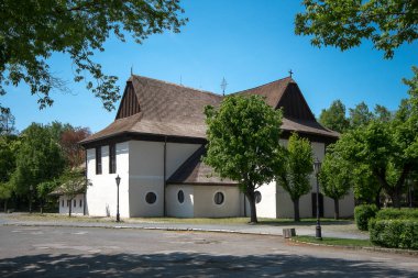 Slovakya, Kezmarok 'taki ahşap eklem kilisesi. Unesco Dünya Mirası Bölgesi