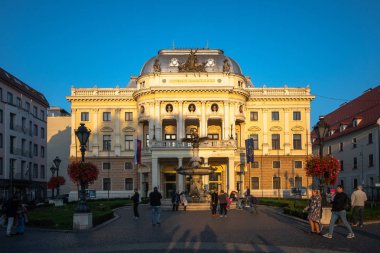 Slovak Ulusal Tiyatrosu 'nun Tarihi Binası, Bratislava, Slovakya