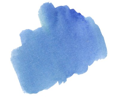 Beyaz arka planda izole soyut suluboya inme