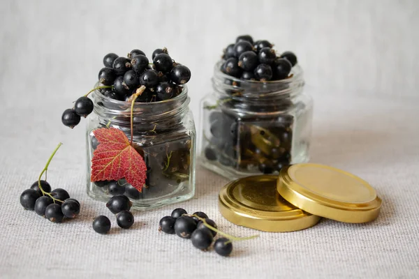 Cam kavanozlarda siyah frenk üzümü
