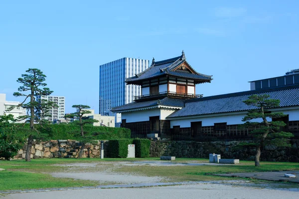 Augusti 2020 Hiroshima Japan Utsikt Över Ingången Till Hiroshima Slott — Stockfoto