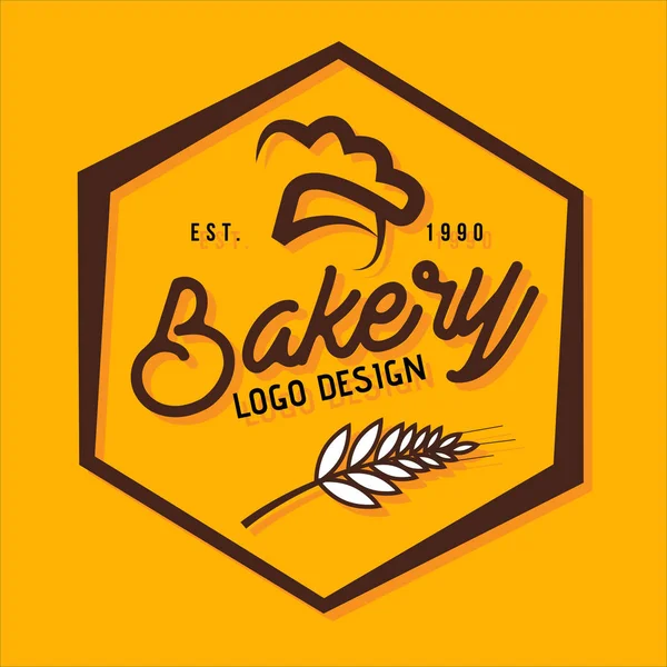fırın logosu tasarım çokgen