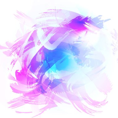 Güzel vektör illüstrasyon. Yeşil, mavi ve sarı renklerde suluboya arka plan. Renkli yumuşak suluboya arka plan. Dekor ve tasarım için görüntü. İlkbahar-yaz renk paleti