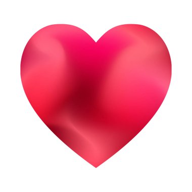 Soyut vektör akan kalp. Görüntü sarı, yeşil ve mavi renklerde. Dekor ve tasarım için şablon: afiş, afiş, el ilanı, kart, davetiye. - Vektör