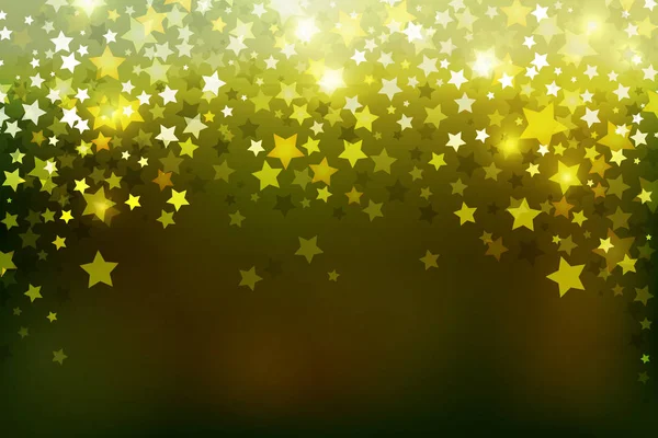 Piękne Świąteczne Tło Błyszczącymi Gwiazdami Obraz Projektu Kartki Okolicznościowe Dla — Wektor stockowy
