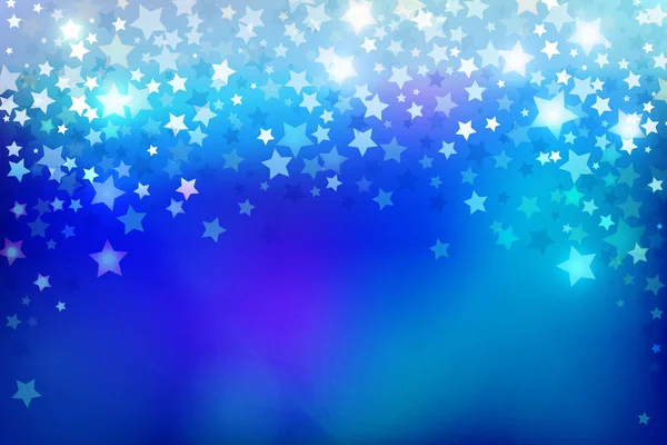 Hermoso Fondo Festivo Con Estrellas Brillantes Imagen Para Diseño Tarjetas — Vector de stock