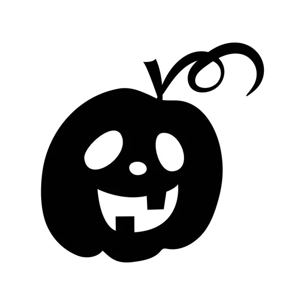 Pompoen Jack voor Halloween. Pompoen lantaarn. — Stockvector