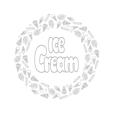 Dondurmayla el yazması harfler. Vektör çizimi. EPS 10