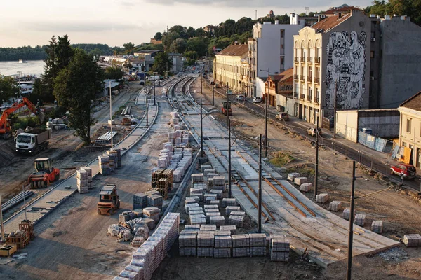 Savamala bölgesinin Belgrad, Sırbistan'da yeniden inşası