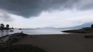 English Bay.Vancouver Bc Canada bir timelapes video