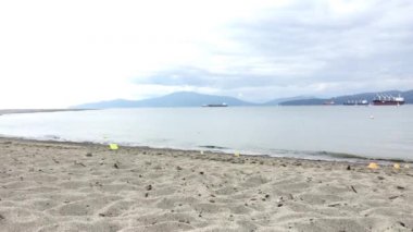 Jericho Beach.Vancouver Bc Kanada bir timelapse video