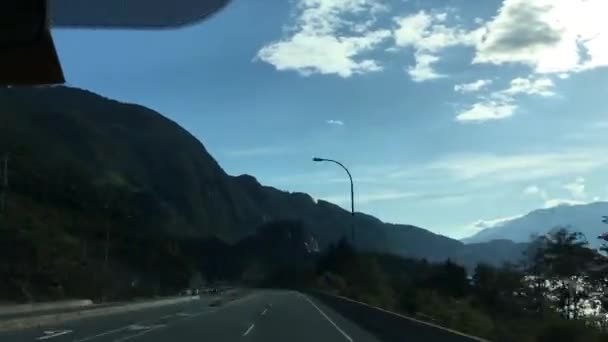 Hiper Lapso Sea Sky Alta Way Squamish Brasil — Vídeo de Stock