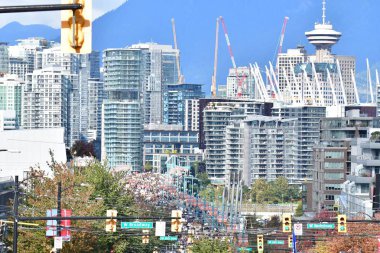 İklim Grevi. Vancouver Bc Kanada 27 Eylül 2019 Cuma 13:00 Belediye