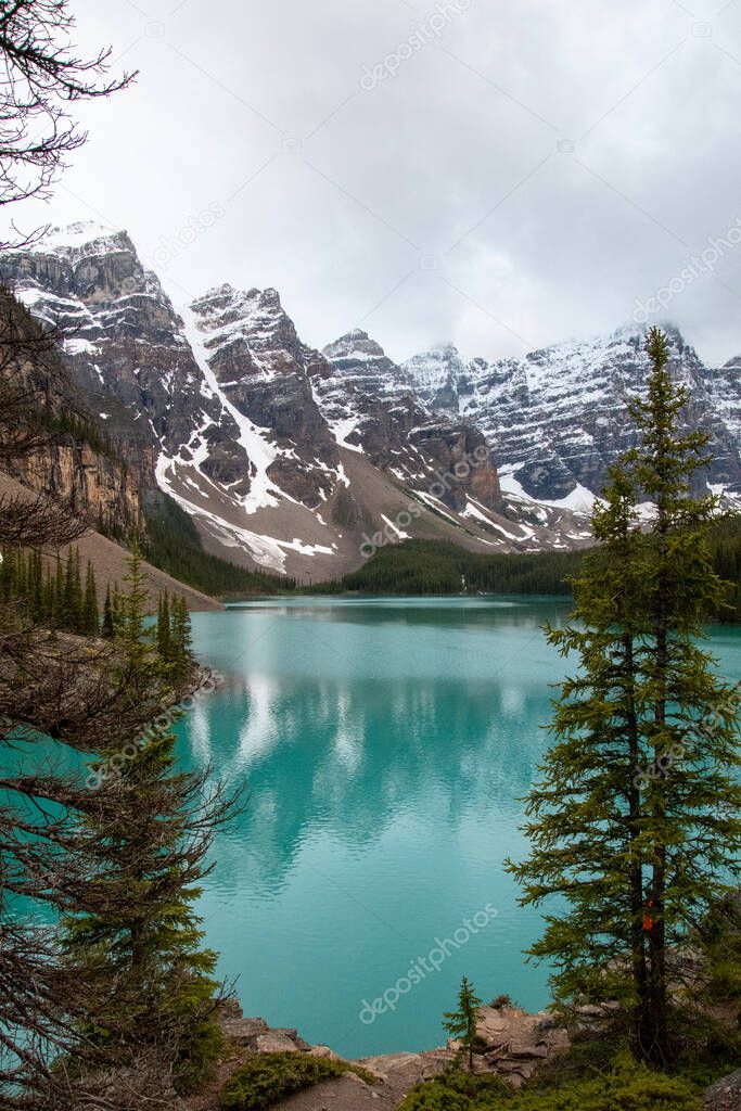 A picture of Moraine lake and Ten peaks.   Banff National park  AB Canada     
