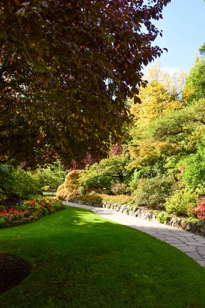 Фото Добре Доглянутого Саду Вікторія Канади — стокове фото