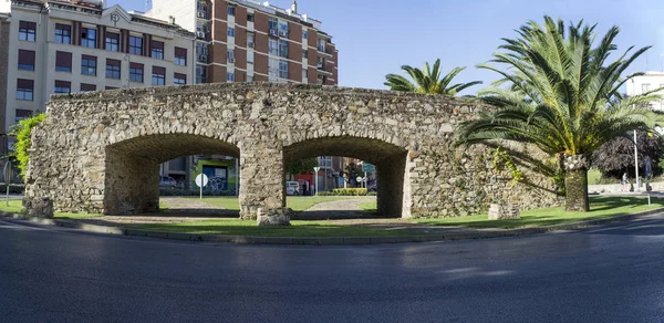 San Francisco Bridge Former Historic Quarter Access Caceres Spain — Stock Photo, Image