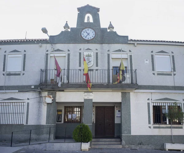 Saceruela Spain September 2Nd 2017 Saceruela Town Hall Building Ciudad — Stock Photo, Image