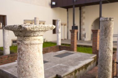 Manastır San Antonio, Almendralejo, Badajoz, İspanya Roma peristylium Harabeleri