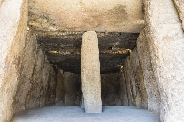 Antequera Ισπανία 10Η Ιουλίου 2018 Dolmen Του Menga Θάλαμος Antequera — Φωτογραφία Αρχείου