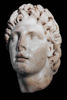 Sevilla, İspanya - 7 Temmuz 2018: Alexander Hadrian kural, Seville arkeolojik Müzesi, Endülüs, İspanya'dan harika portre