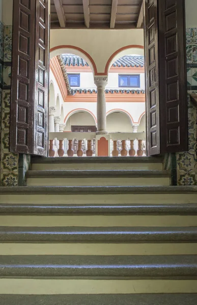 Almendralejo Ισπανία 26Η Ιανουαρίου 2018 Δημαρχείο Κτίριο Πρώην Παλάτι Του — Φωτογραφία Αρχείου