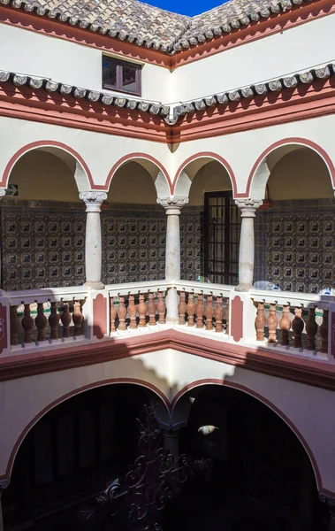 Almendralejo Španělsko Ledna 2018 Radnice Budova Bývalého Paláce Monsalud Almendralejo — Stock fotografie