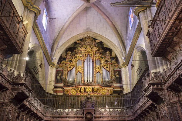 Badajoz Spanyol Agustus 2018 Katedral Metropolitan Santo Yohanes Pembaptis Badajoz — Stok Foto